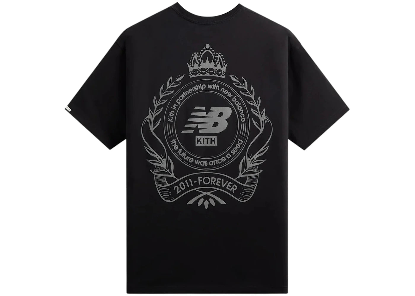 Kith x New Balance Crest Pocket Tee Black - vue secondaire A