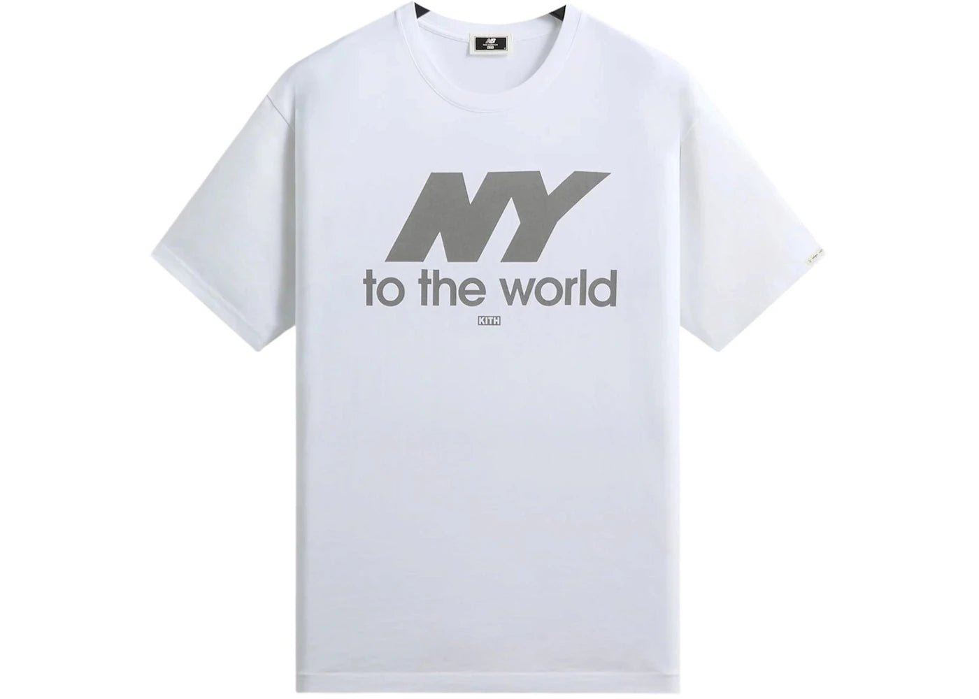 Kith x New Balance NY Tee White - vue 360