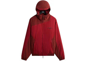 Kith x New Balance Poplin Mix Madison V Jacket Biking Red