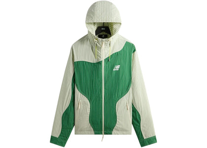 Kith x New Balance Poplin Mix Madison VI Jacket Spring Juniper - authentic Kith apparel