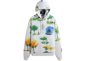 Kith x New Balance Watercolor Nelson Hoodie Light Heather Grey