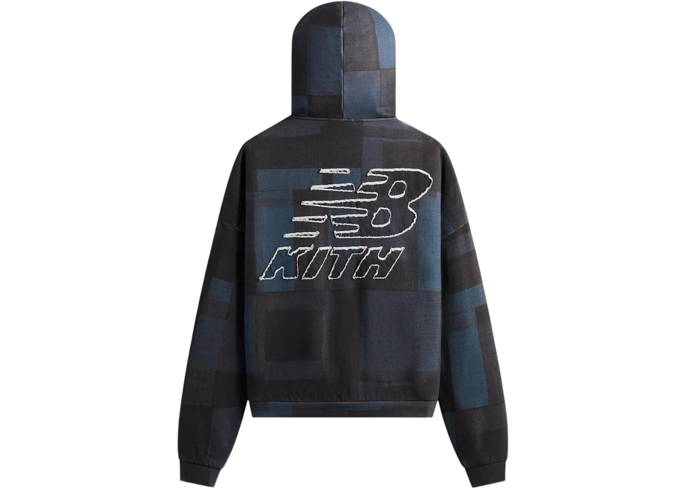 Kith x New Balance Woodblock Braxton Hoodie Soul - vue secondaire A