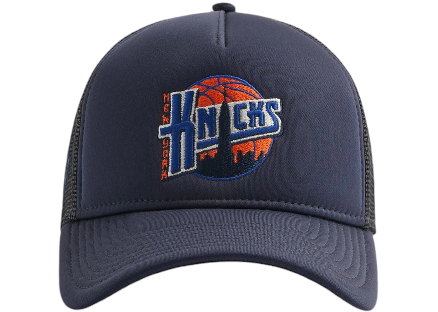 Kith x New Era The New York Knicks 9Forty A Frame Trucker Hat Nocturnal - vue secondaire A