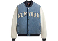 Kith x New York Knicks Denim Marvin Bomber Medium Indigo