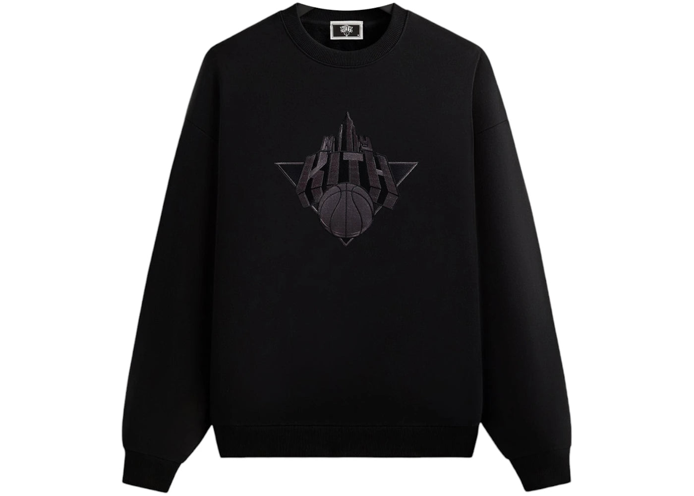 Kith x New York Knicks Empire Vintage Nelson Crewneck Black - vue secondaire A