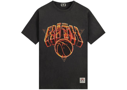 Kith x New York Knicks Fire Vintage Jones Tee Black - product view 2