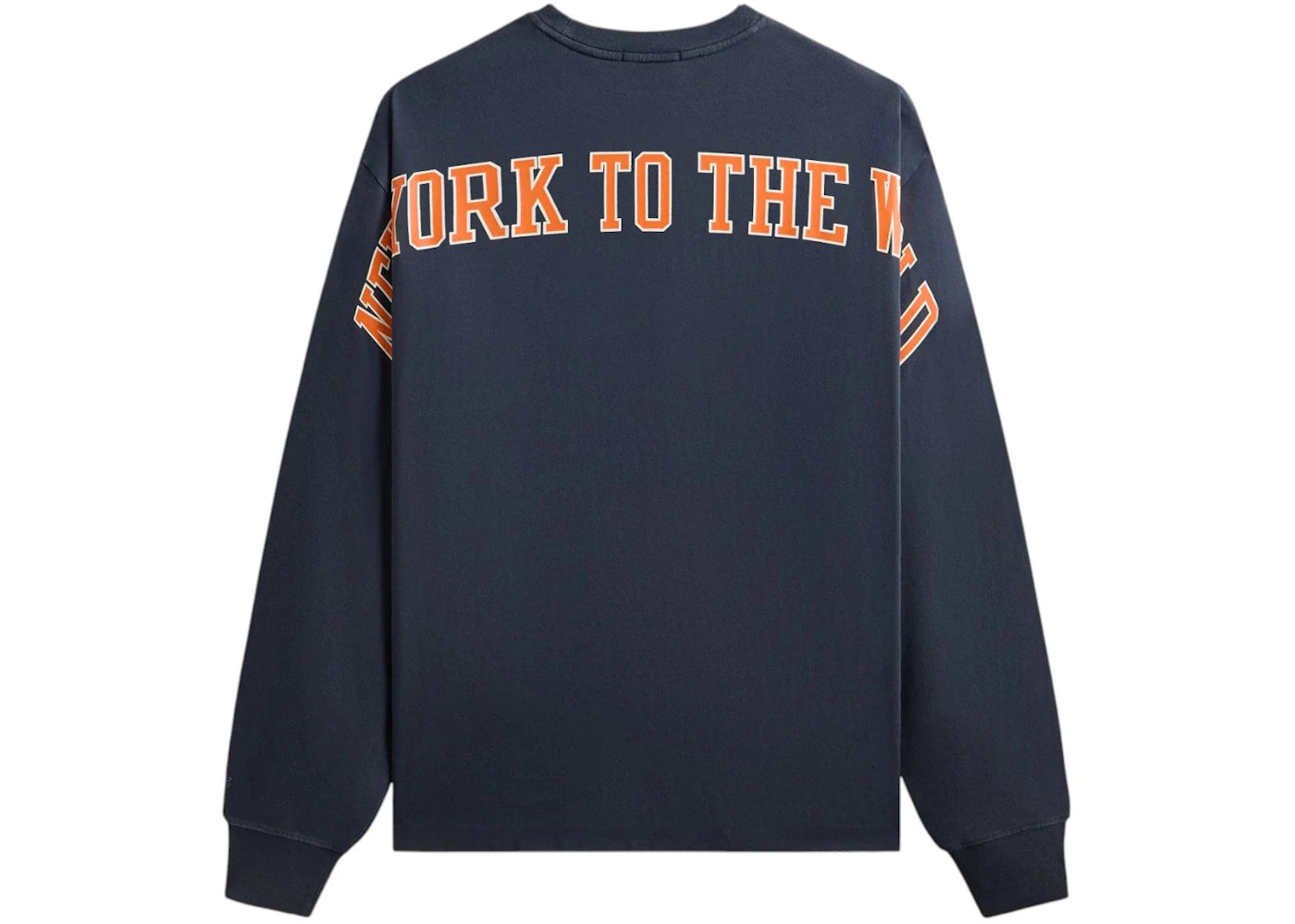 Kith x New York Knicks Knickerbockers Long Sleeve Quinn Vintage Tee Nocturnal - vue secondaire B
