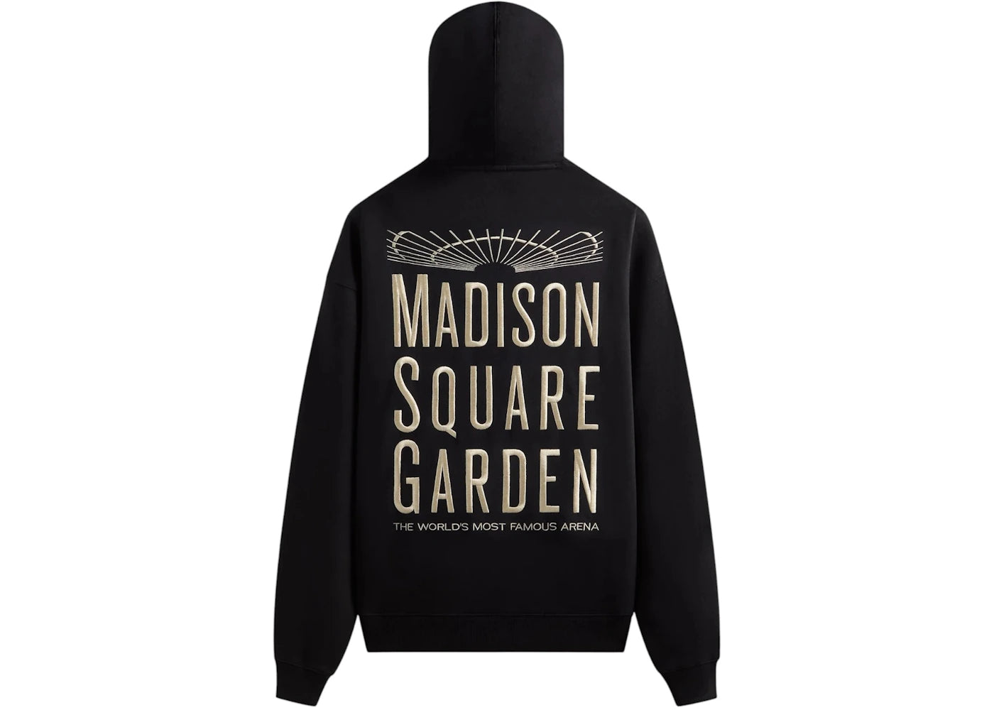 Kith x New York Knicks Madison Square Garden Nelson Vintage Hoodie Black - vue secondaire B