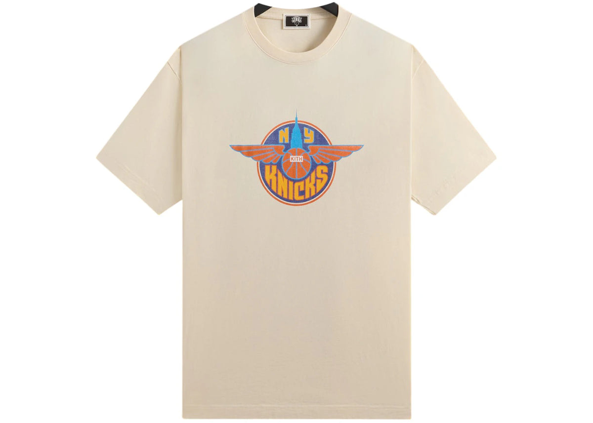 Kith x New York Knicks Wingman Vintage Tee Sandrift - vue secondaire A