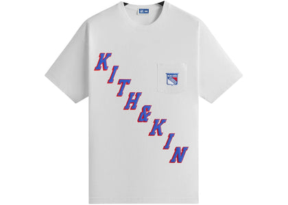 Kith x New York Rangers Kith & Kin Tee White - product view 2