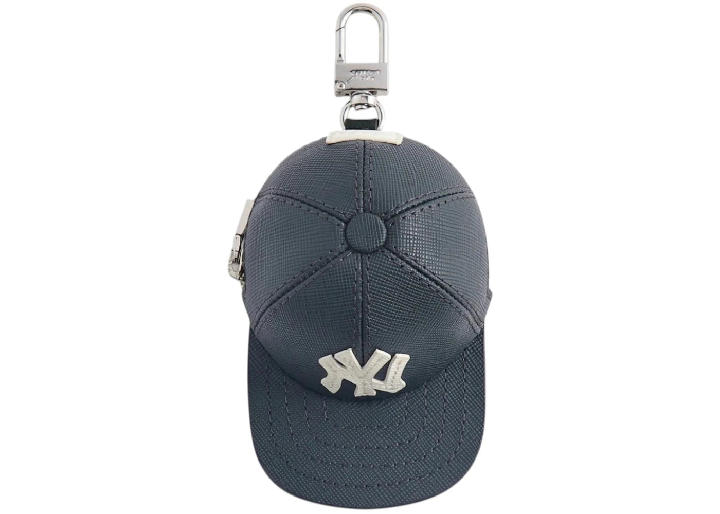 Kith x New York Yankees Baseball Cap Leather Pouch Nocturnal - vue secondaire A