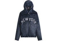 Kith x New York Yankees Faux Fur Jacquard Jaysen Hoodie Nocturnal