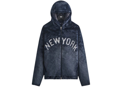 Kith x New York Yankees Faux Fur Jacquard Jaysen Hoodie Nocturnal - authentic Kith apparel