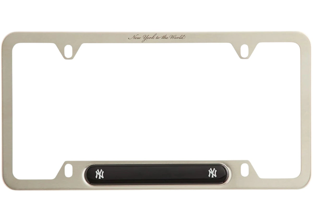 Kith x New York Yankees License Plate Silver - vue secondaire A