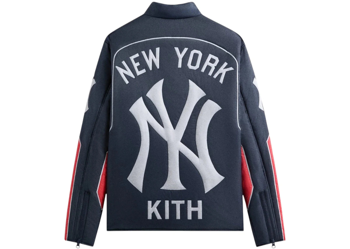 Kith x New York Yankees Zip Brixton Puffed Shirt Jacket Nocturnal - vue secondaire B