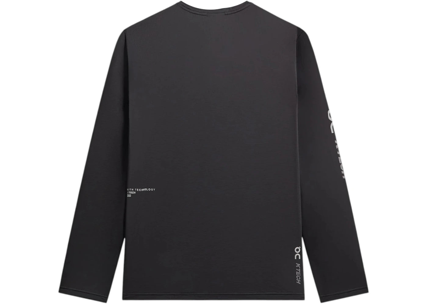 Kith x On Core Long Sleeve Tee Black - vue secondaire B