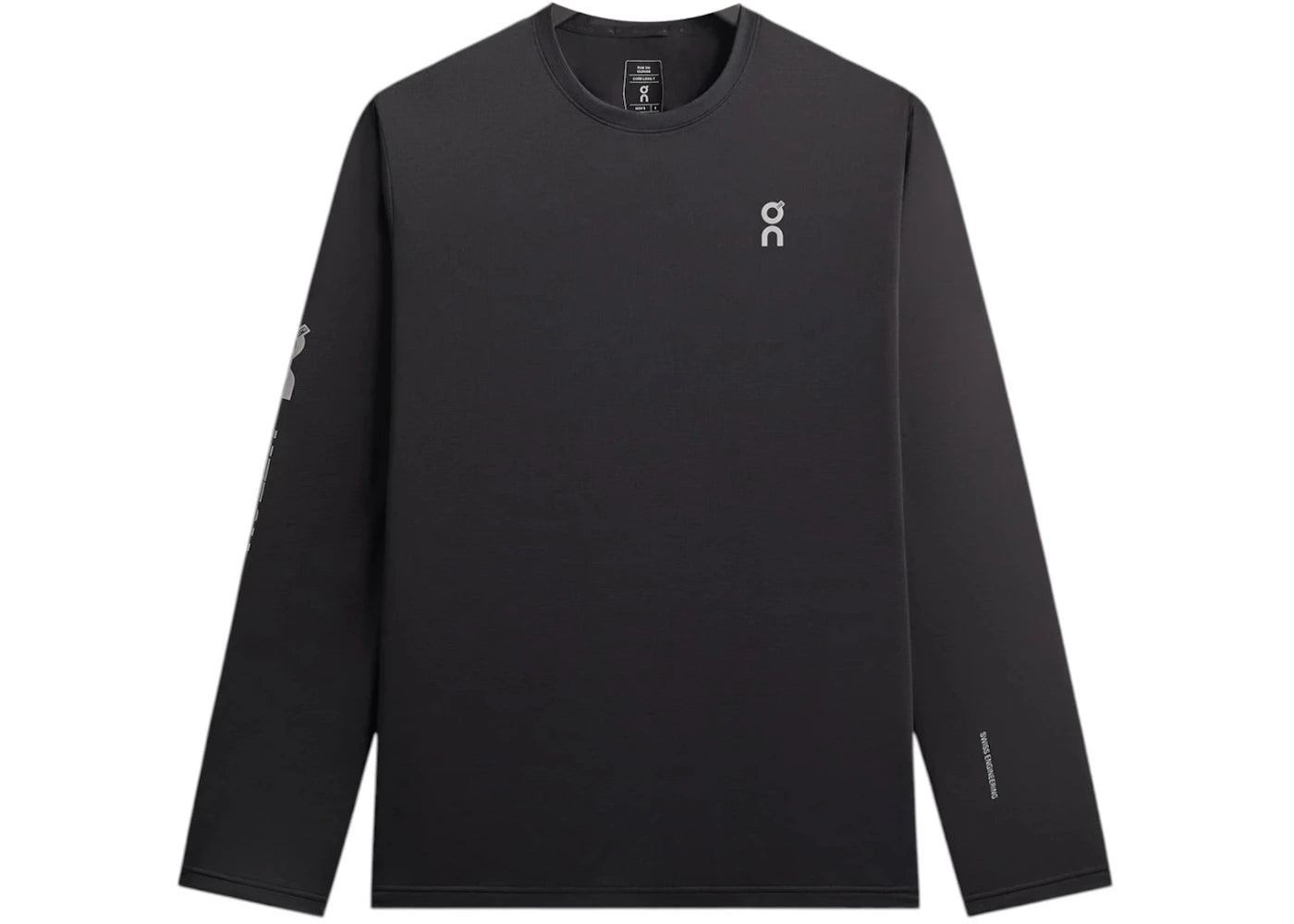 Kith x On Core Long Sleeve Tee Black - vue secondaire A