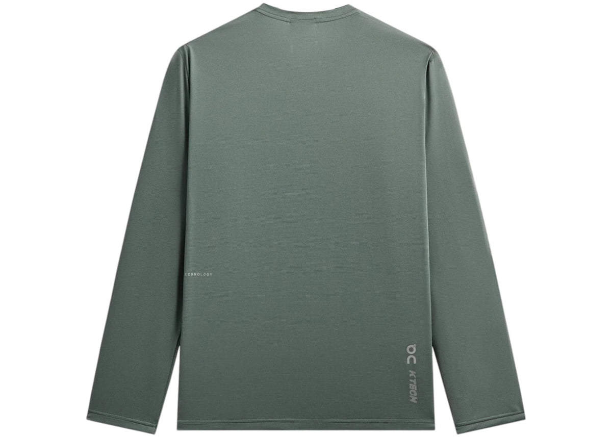 Kith x On Core Long Sleeve Tee Olive - vue secondaire B