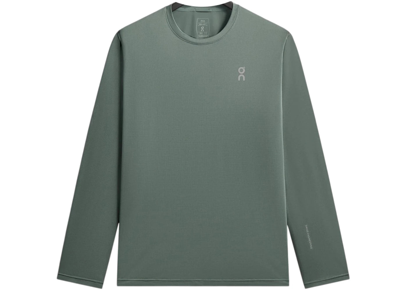 Kith x On Core Long Sleeve Tee Olive - vue secondaire A