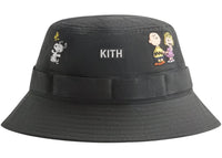 Kith x Peanuts 75 Clemens Bucket Hat Black