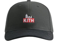 Kith x Peanuts 75 Twill Aaron Classic Suede Brim Cap Black