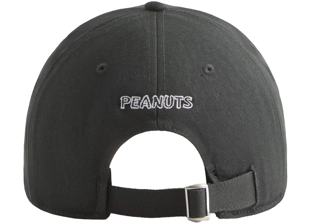 Kith x Peanuts 75 Twill Aaron Classic Suede Brim Cap Black - vue secondaire B