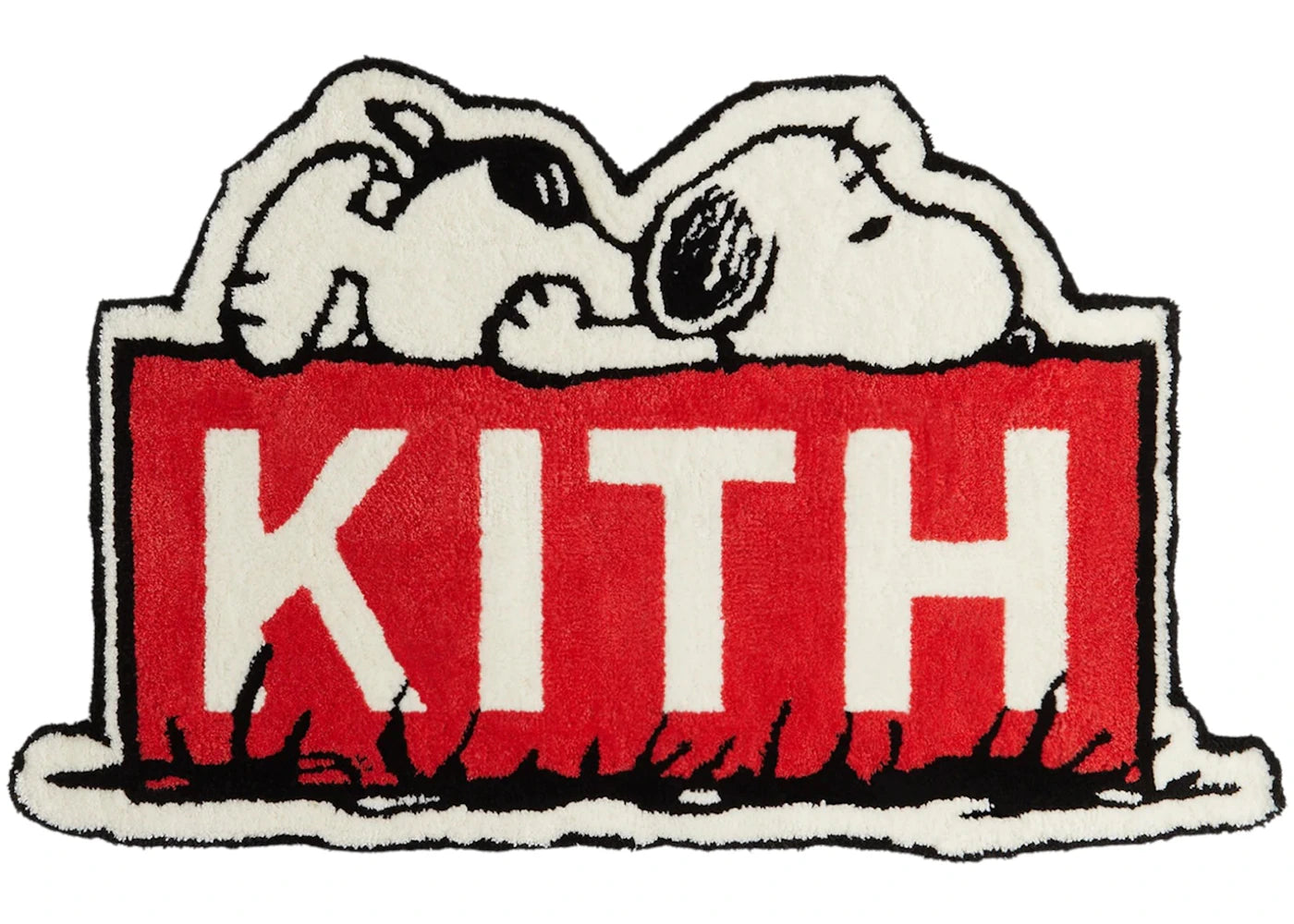 Kith x Peanuts Classic Logo Teppich Mehrfarbig - vue 360