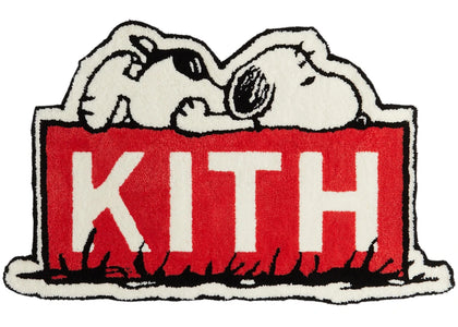 Kith x Peanuts Classic Logo Area Rug Multi - authentic Kith product