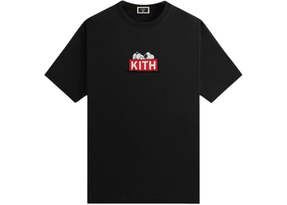 Kith x Peanuts Doghouse Classic Logo Tee Black sneakers - authentic Kith shoes