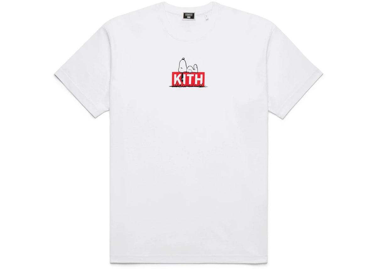 Kith x Peanuts Doghouse Tee White - vue 360