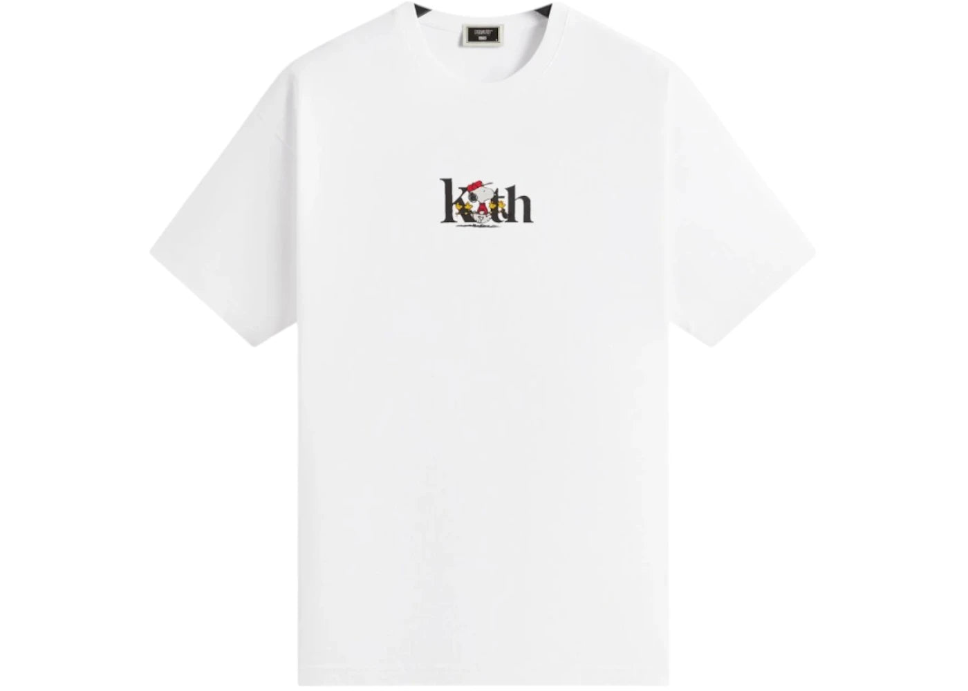 Kith x Peanuts Golf Serif Tee White - vue secondaire A