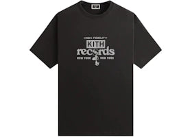 Kith x Peanuts High Fidelity Vintage Tee Black - vue 360