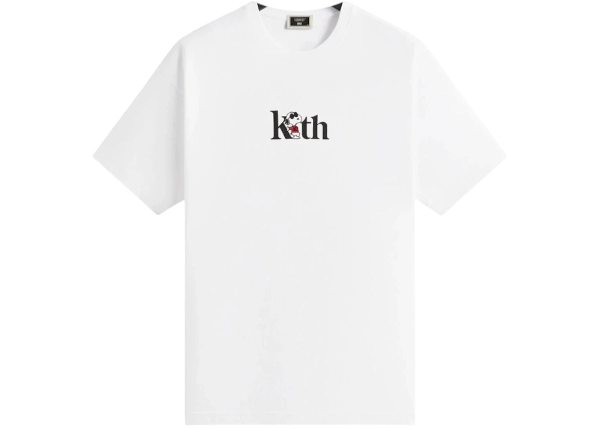 Kith x Peanuts Joe Cool Serif Tee White - vue secondaire A