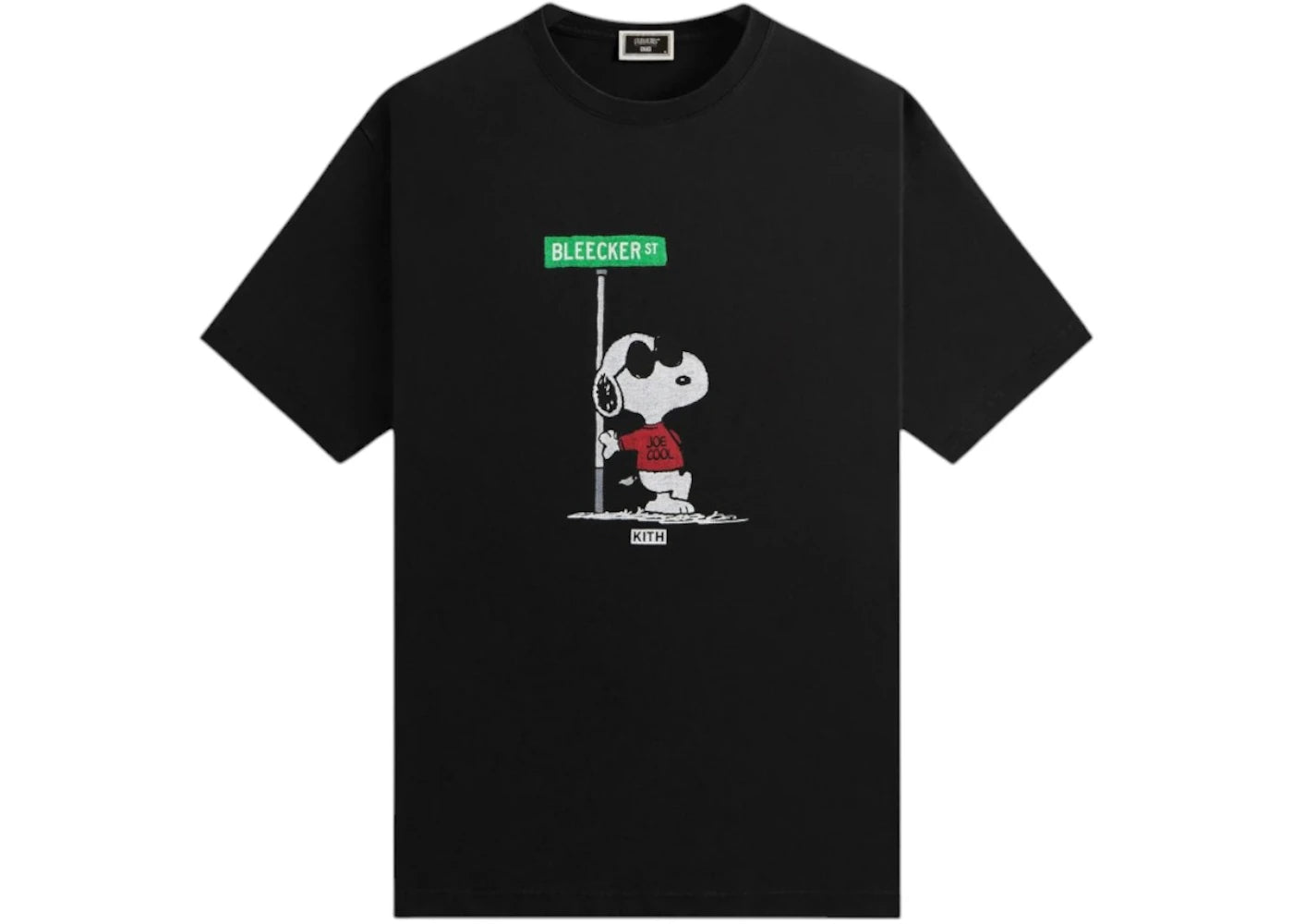 Kith x Peanuts Joe Cool Street Tee Black - vue secondaire A
