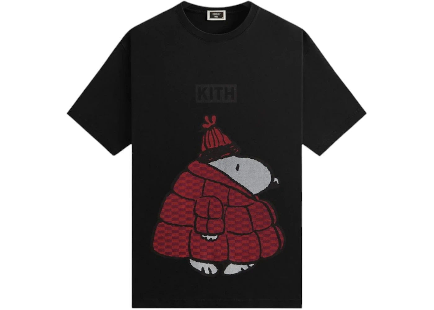 Kith x Peanuts Puffer Vintage Tee Black - vue secondaire A