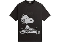 Kith x Peanuts Snoopy DJ Vintage T-Shirt Schwarz
