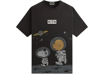 Kith x Peanuts Space Vintage Tee Black - authentic Kith product