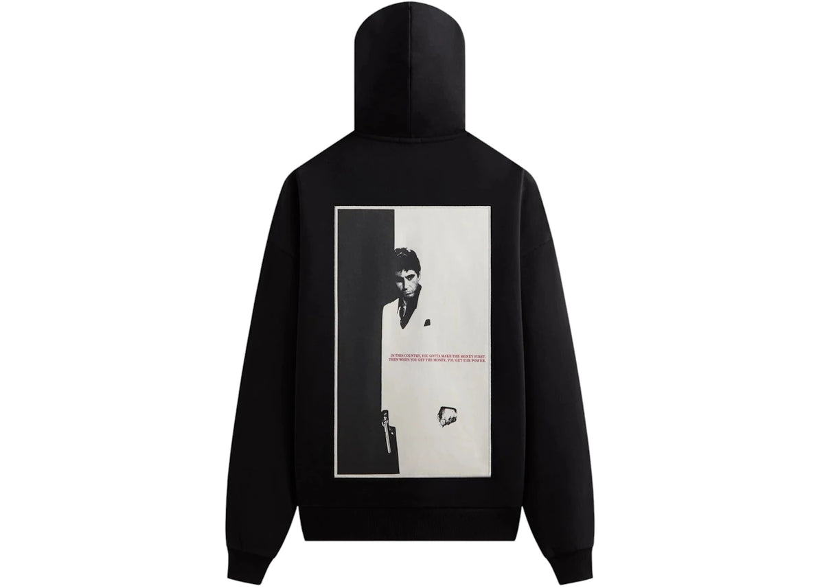 Kith x Scarface Tony Applique Nelson Hoodie Black - vue secondaire B
