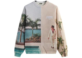 Kith x Scarface Tony Miami Vintage Nelson Crewneck Multicolor - authentic Kith product