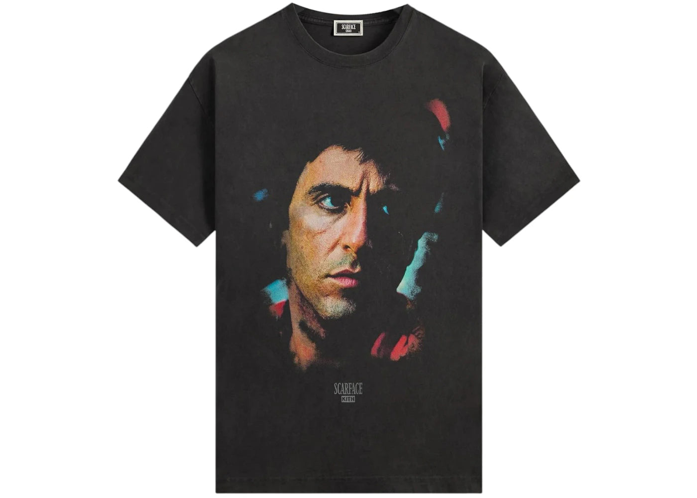 Kith x Scarface Tony Portrait Vintage Tee Black - vue secondaire A