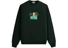 Kith x Sesame Street Big Bird Nelson Crewneck Stadium - vue 360
