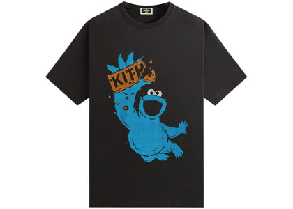 Kith x Sesame Street Cookie Monster Vintage Tee Black - product view 2