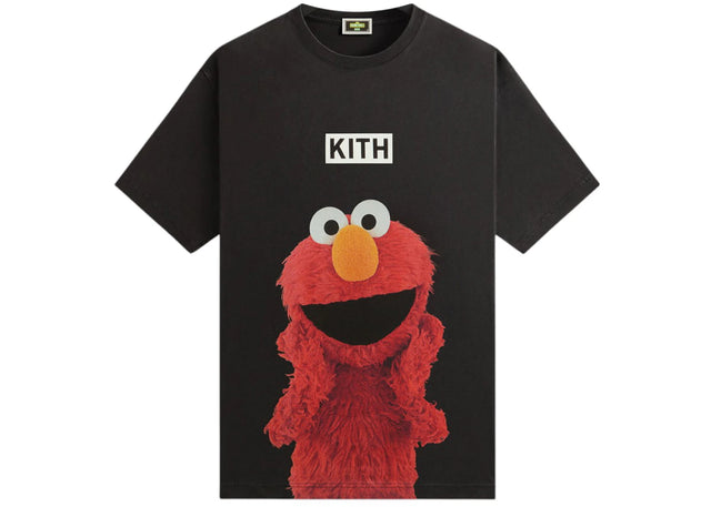 Kith x Sesame Street Elmo Tee Black