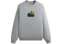 Kith x Sesame Street Oscar The Grouch Nelson Crewneck Medium Heather Grey
