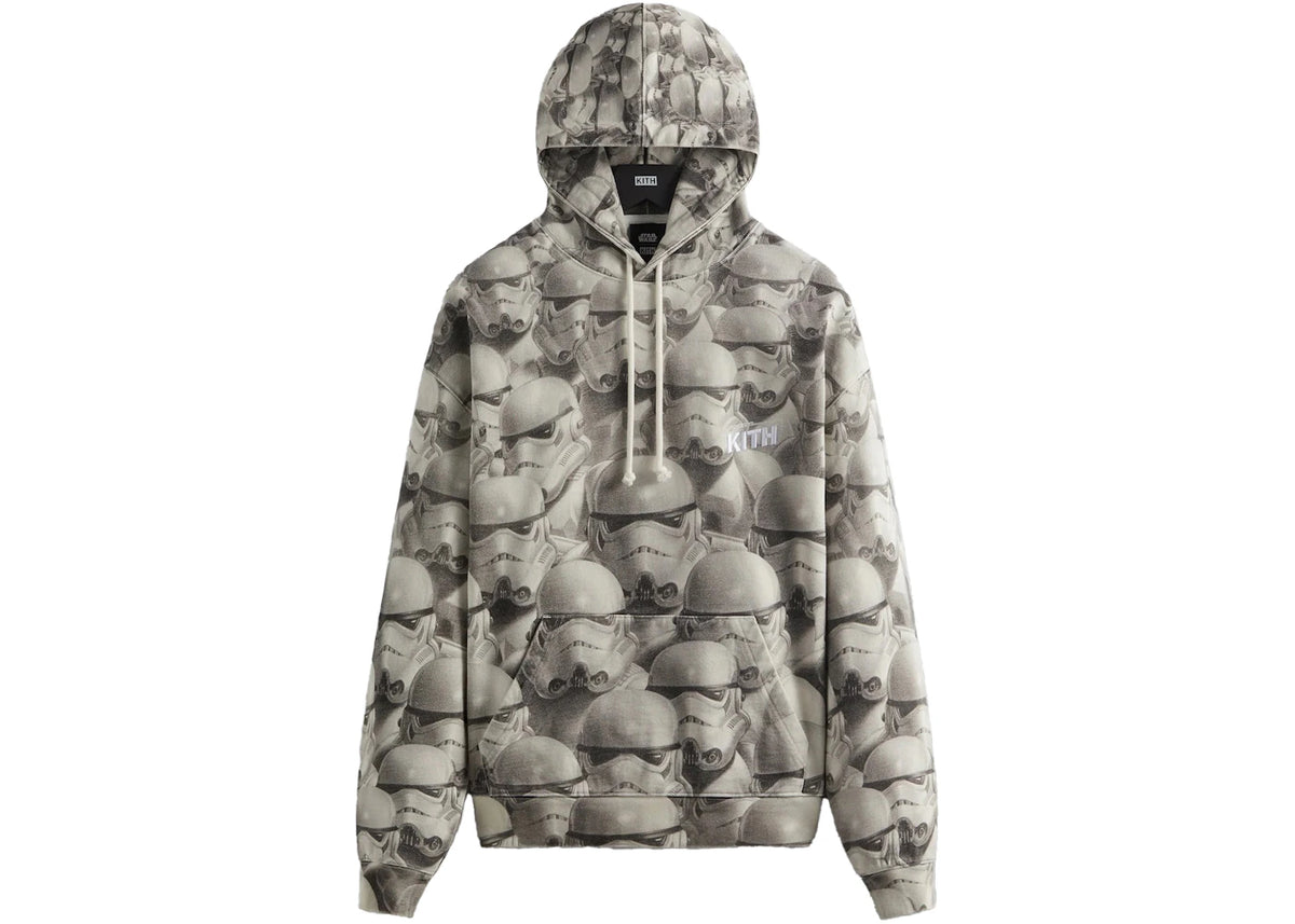 Kith x STAR WARS Stormtrooper Vintage Hoodie White PH - vue 360