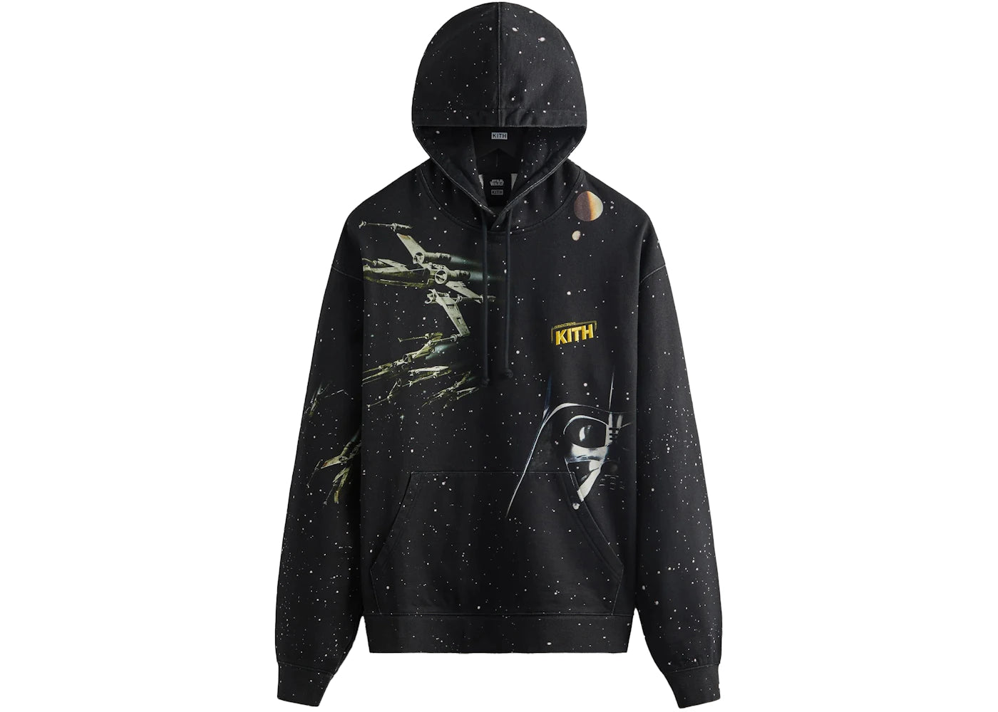 Kith x STAR WARS War Hoodie Black PH - vue secondaire A
