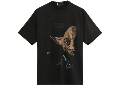Kith x STAR WARS Yoda Vintage Tee Black PH - authentic Kith product
