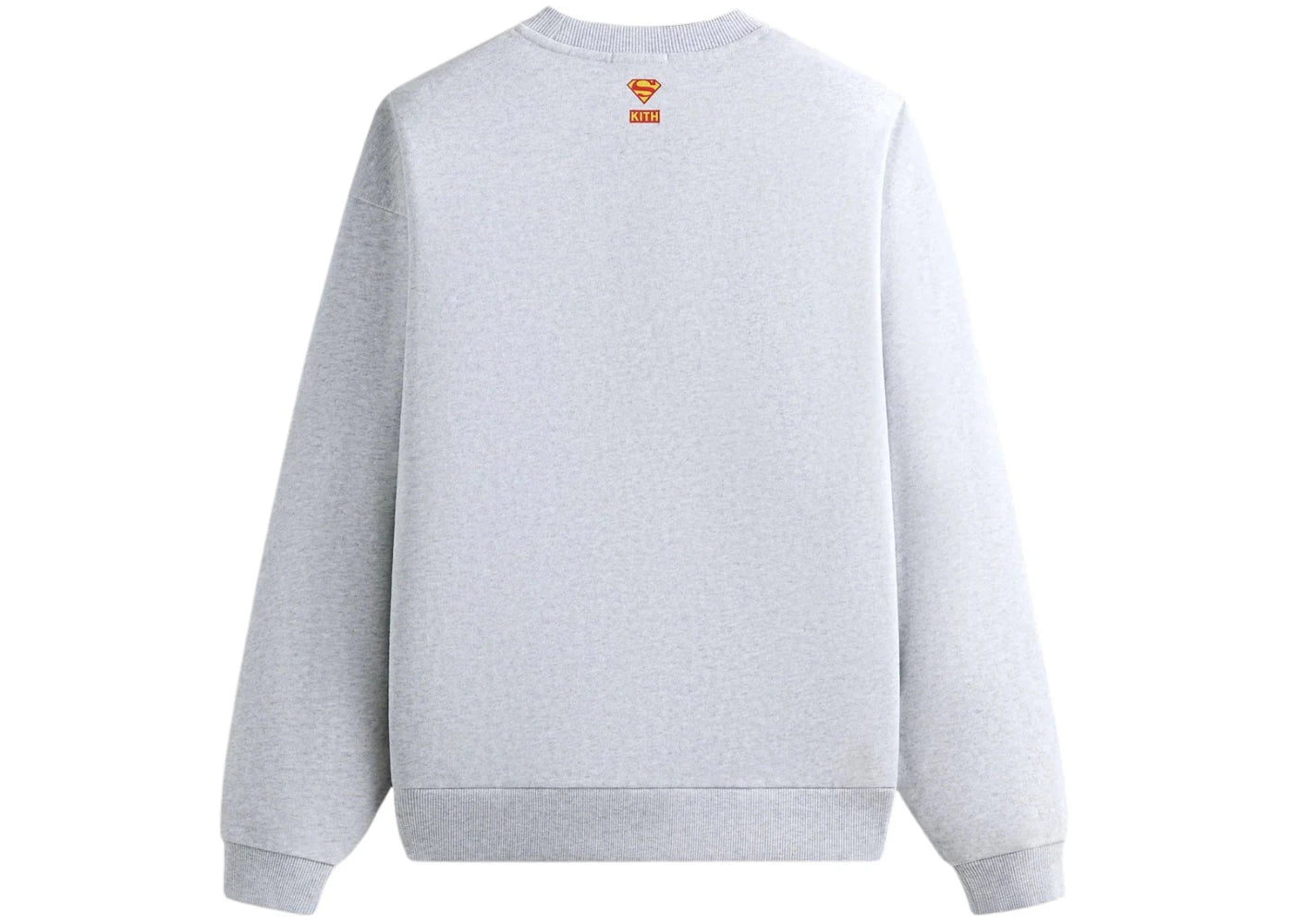 Kith x Superman Action Comics Nelson Crewneck Light Heather Grey - vue secondaire B