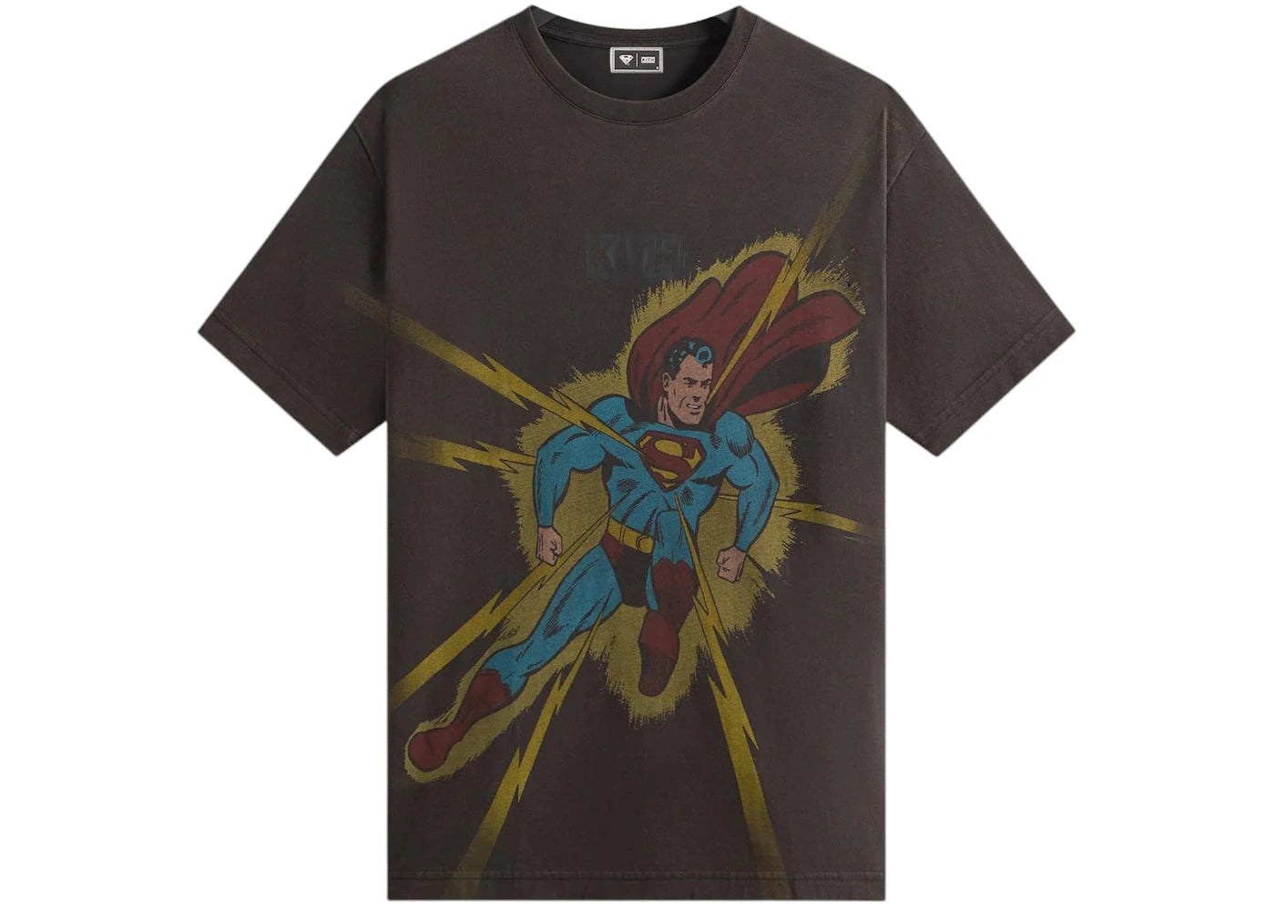 Kith x Superman Lightning Bolt Tee Black - vue secondaire A