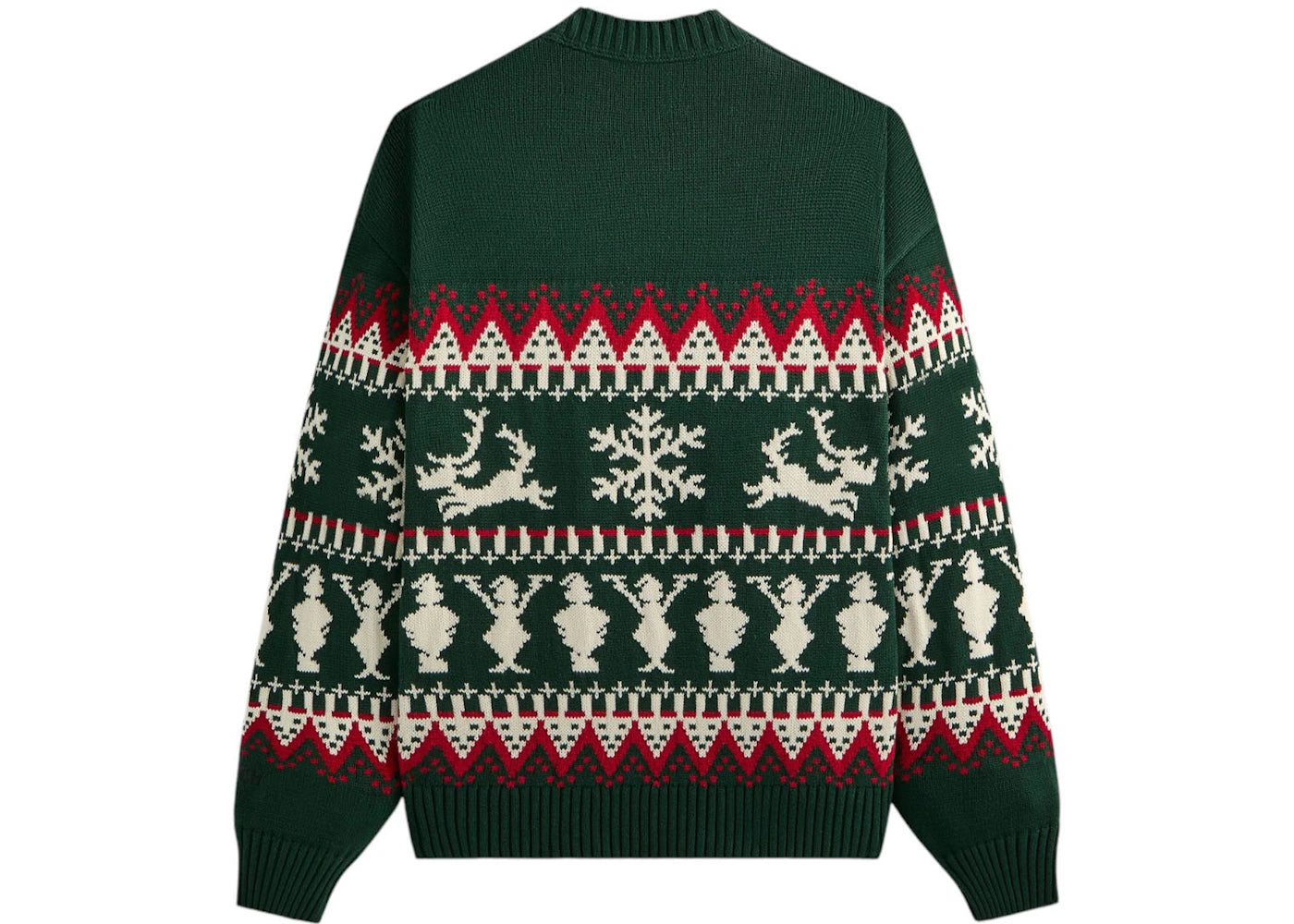 Kith x The Grinch Fair Isle Lewis Crewneck Sweater Stadium - vue secondaire B